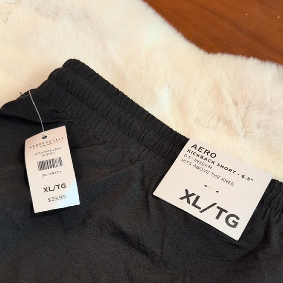 Black AREO by AREOPOSTALE Shorts - Picture 2 of 5